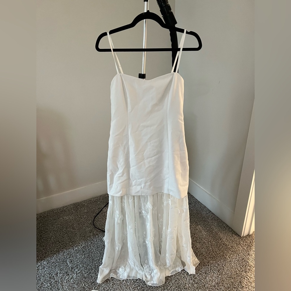 Abercrombie Elegant White Dress